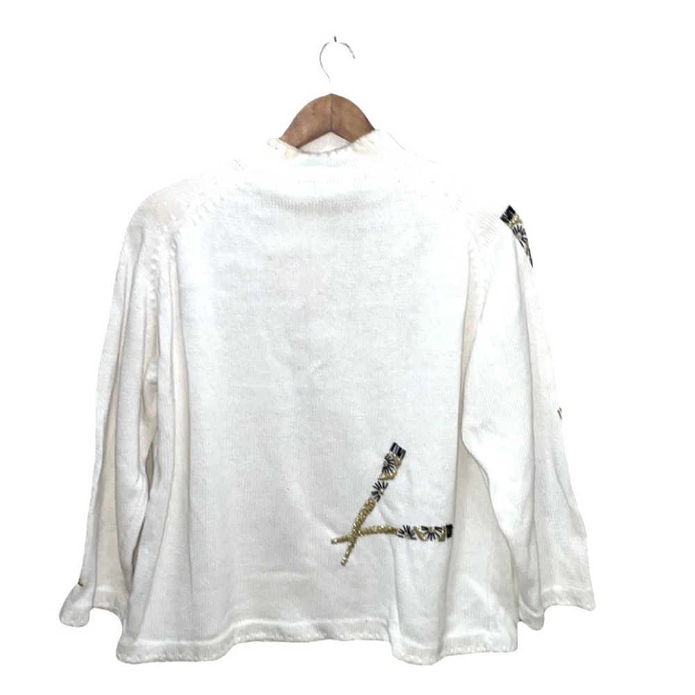 NEW Vintage Michael Simon Chop Suey Artist Sweater Cardigan Art 90s Fun Size 2X - Picture 2 of 9
